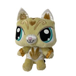 Littlest Pet Shop LPS Sassiest Kitty 2008 Kitten Cat Plush Toy Stuffed Animal